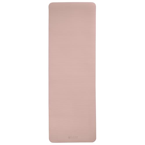Gaiam Thick Yoga Mat, Exercise & Fitness Mat with Easy-Cinch Carrying Strap - color: French Rose, size: 2/5" (10MM)