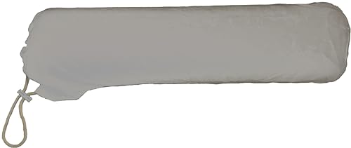 Therapist's Choice® Microfiber Bolster Cover with Drawstring Closure, Soft & Durable, Size: 6" x 27" (Cover Only, Bolster Not Included) (Light Gray) - color: Light Gray