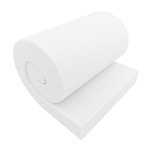 GoTo Foam 6" Height x 24" Width x 72" Length 44ILD (Firm) Upholstery Cushion Made in USA - color: Firm, size: 6x24x72