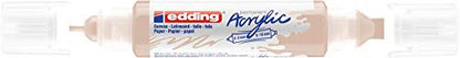 edding 5400 Acrylic 3D Double Liner, Warm Beige - color: Warm Beige