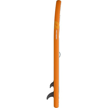 Retrospec Weekender Inflatable Stand Up Paddle Board Includes Paddle, Pump, and Accessories 10’6” Lightweight iSUP, Puncture Resistant Inflatable Paddle Board for Adults - color: Creamsicle