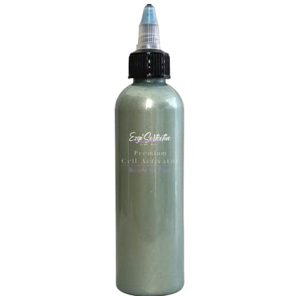 Cell Activator for Acrylic Pouring, Metallic Fresh Azurre | Ready to Pour, Create Perfect and Unique Cells, 4oz by Volume - color: Metallic Fresh Azurre