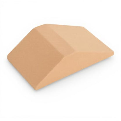 Squat Wedge Block, 23x12x6. 5cm Oak Calf Raise Block Cork Yoga Blocks Elevated Squat Wedge Compact and Portable for Weighted Training Fitness