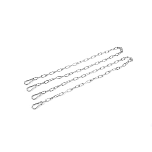 2 Pack 304 Stainless Steel Porch Swing Chains Kit, 59" Length - size: 59 in x 2pc