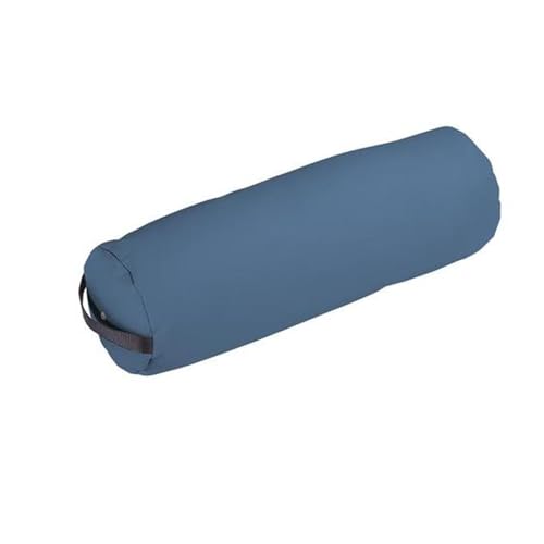 EARTHLITE Bolster Pillow Fluffy – Durable Massage Bolster, 100% PU Upholstery incl. Strap Handle/Professional Quality for Massage Tables/Back Pain Relief - color: Mystic Blue