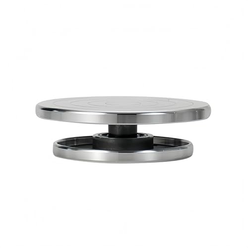 Feqsky 4.7''/5.9'' Double Sided Turntable for Ceramic Clay Sculpture Platform Pottery Wheel Aluminum Alloy Rotating Tools