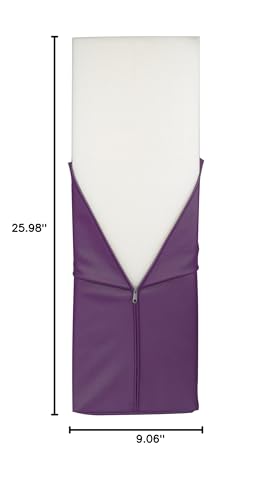 Master Massage 9" Half Round Bolster - Purple - color: Purple