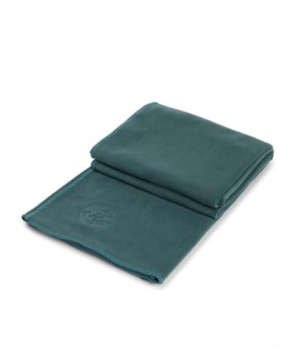 Manduka eQua Hot Yoga Mat Towel - 71" | Rapid Moisture Activated Grip | Ultra Soft Microfiber | Quick Dry | Lightweight, Travel Friendly Mat Layer | 71 x 24 inches | Sage Solid - color: Sage Solid, size: 71" x 24"
