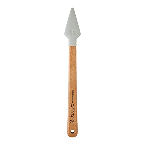 Princeton Catalyst Silicone Mini Blades, for Ceramics, Plaster, and Heavy Acrylic Media, Mini Blade No. 3 White