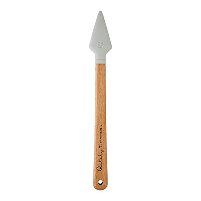 Princeton Catalyst Silicone Mini Blades, for Ceramics, Plaster, and Heavy Acrylic Media, Mini Blade No. 3 White