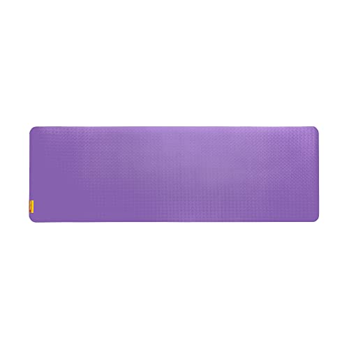 Hugger Mugger Earth Elements 5 mm Yoga Mat - Grippy Texture, Reversible, Cushion, Non-toxic Biodegradeable Material, Lightweight - color: Purple Mist