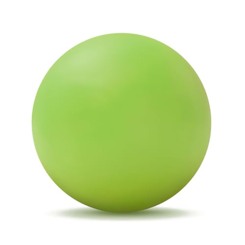 WOVTE Massage Lacrosse Ball for Sore Muscles, Shoulders, Neck, Back, Foot, Body, Deep Tissue, Trigger Point, Muscle Knots, Yoga and Myofascial Release (Green) - color: Green
