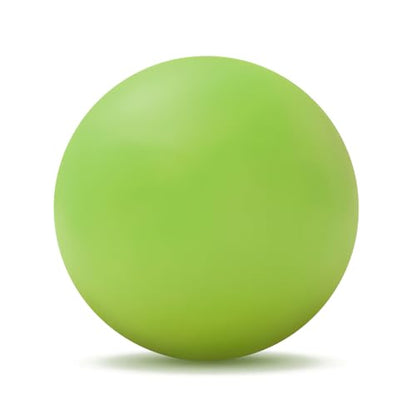 WOVTE Massage Lacrosse Ball for Sore Muscles, Shoulders, Neck, Back, Foot, Body, Deep Tissue, Trigger Point, Muscle Knots, Yoga and Myofascial Release (Green) - color: Green