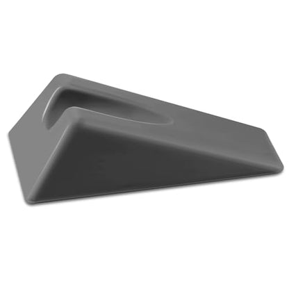 Suzile Mobilization Wedge 7.9 x 4.1 x 2 Inch Triangle Therapy Non Slip Silicone Wedge Pillow Sturdy Support for Relieve Spinal Pain Rehabilitation Tool(Gray) - color: Gray