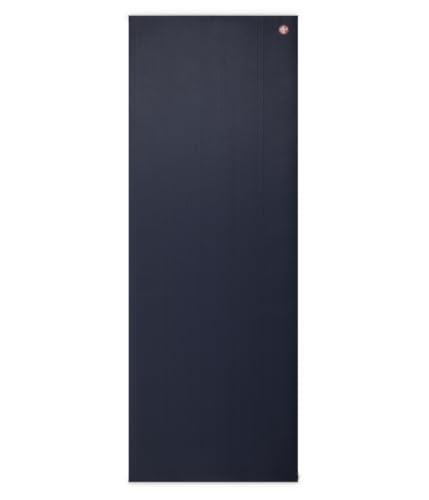 Manduka PRO Yoga Mat - 6mm | Lifetime Durability | Hygienic Construction | Premium Studio Quality | Teacher Approved - color: Midnight, size: 85" x 26"