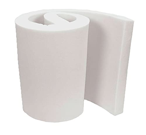 Mybecca Upholstery Foam Cushion Sheet High Density,4H x 24 W x 72 L - color: White, style: 4x24x72
