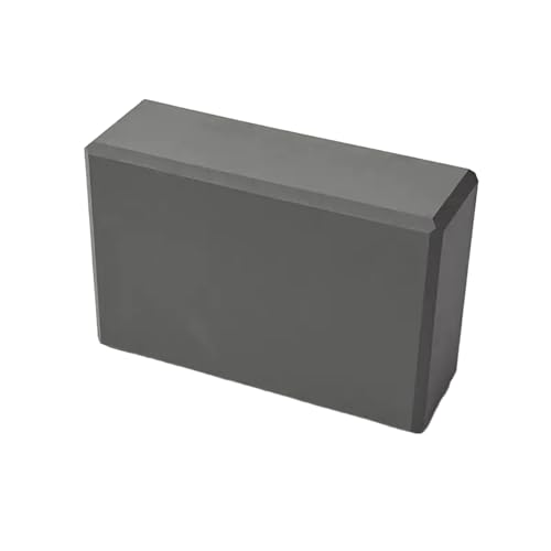 Non-Slip High-Density Yoga Foam Block – Balance & Support for Yoga, Pilates & Meditation - color: D.Grey