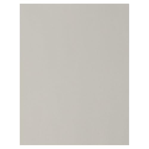 JAM PAPER Vellum Bristol 65lb Cardstock - 8.5 x 11 Coverstock - 147 gsm - Grey - 50 Sheets/Pack - color: Gray, size: 8.5" x 11"