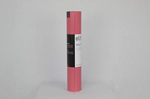 Aeromat Elite Yoga Pilates Mat 5 mm Thick (24" x 72") for Yoga or Pilates Practice, General Exercises - color: Dusty Rose