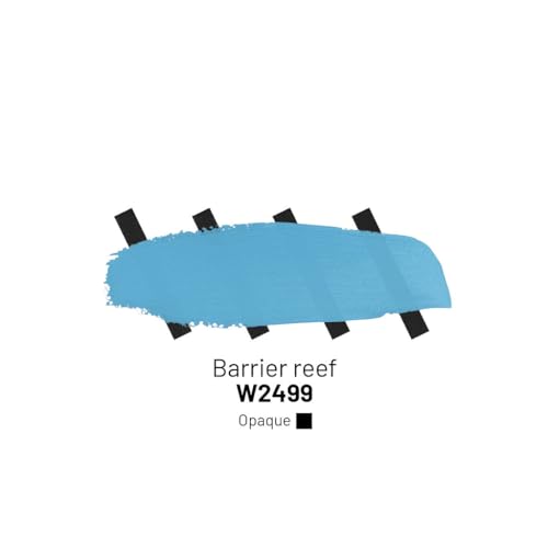Kamenskaya Acrylic Inks for Artists - 'Barrier Reef' Acrylic Ink, 3.38 Fl Oz (100 ml) | Highly Concentrated, Multifunctional Liquid Acrylic Paint - color: Barrier Reef