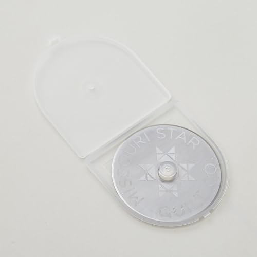 Missouri Star Universal Rotary Cutter Blades 60mm, 2 Pack | Super Sharp Replacement Blades, Fits All Rotary Cutter Handles | Fabric Trimmer Refill for Quilting and Sewing Projects - color: 60mm Rotary Replacement Blades