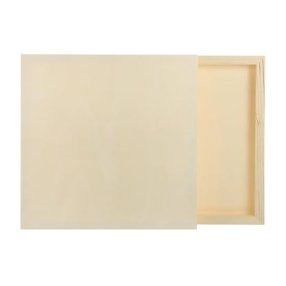 MECCANIXITY 6 Pack Wood Canvas Boards, 10x10 Inch Art Canvases Square Unfinished Wood Panel for Painting, Crafts, DIY Projects, Pouring Art - size: 10x10 Inch