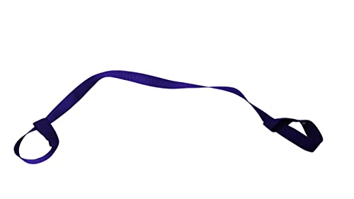 Yoga Mat Carrier Strap, Roller Skate Leash, Ski Boots Or Snowboard Shoulder Sling Made In USA. - color: Purple