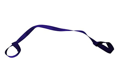 Yoga Mat Carrier Strap, Roller Skate Leash, Ski Boots Or Snowboard Shoulder Sling Made In USA. - color: Purple