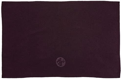 Manduka Yogitoes Yoga Hand Towel - 16" | Moisture Activated Grip | Patented Silicone Nubs | Highly Absorbent, Durable & Easy Care | Compact Size for Hot Yoga, Pilates | 16 x 24 Inches | Indulge
