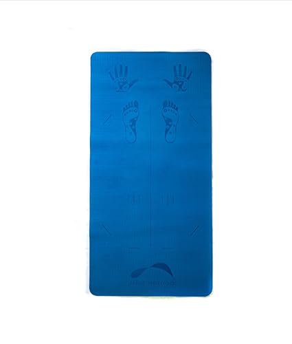 Melt Therapy Mat 6ft Extra Large Exercise Mat TPE Anti Slip | Extra Large 6x3 Ft, TPE Material, Dual-Textured Anti-Slip, Hand & Foot Position Guides, Alignment Lines, Carry Strap