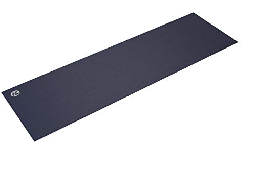 Manduka PROlite Yoga Mat 4.7mm | Lifetime Durability | Hygienic Construction | Teacher Approved - color: Midnight, size: 79" x 24"