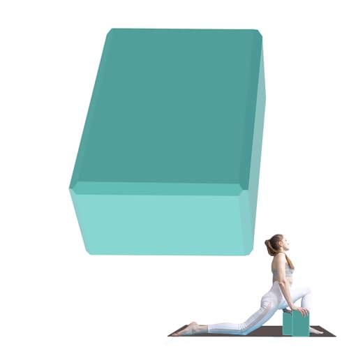 Yoga Block - Unsupported Latex Eva foam - Soft non slip surface with bevel for yoga, pilates, meditation - Yoga accessories for stability, balance and deep stretching - color: Fruit Blue