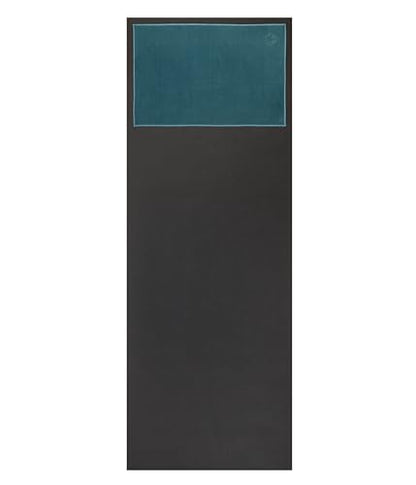 Manduka eQua Hand Towels - 16" | Rapid Moisture Activated Grip | Quick Drying, Soft Microfiber | Machine Washable | 16 x 24 inches | Sage Solid - color: Sage Solid, size: 16" x 24"
