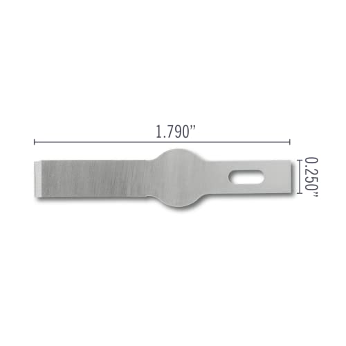 Excel Blades #17 50-Pack Chisel Craft Knife Blades, Carbon Steel, USA Made