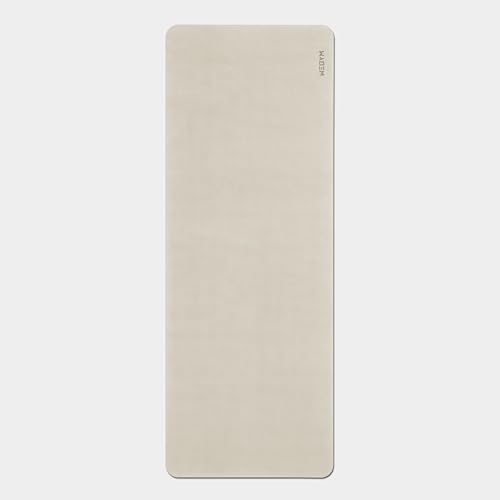 WeGym Yoga Mat, 4 mm Cushioned Non-Slip for Yoga, Pilates and Home Workouts - color: SU_Sandstone, style: Suede
