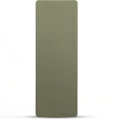 Lindywell Pilates Yoga Workout Mat Non Slip 6mm, 8mm, 10mm Thick - 6ft x 26in - color: Dark Olive, size: 8mm
