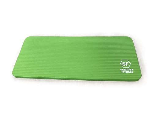 Yoga Knee Pad 0.6 inch Thick Pilates Yoga Knee Pad Cushion your knees Also support Elbows Forearms - color: Green
