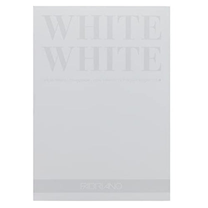 Fabriano White White Pad, 11.75" x 16.5" - color: White, size: 11.75" x 16.5"