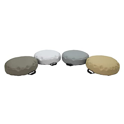 FDP SoftScape 15 inch Round Bean Floor Cushions with Handles for Kids, Teens, Adults Flexible Seating for Home, Daycare, Preschool, Classroom, Yoga and Meditation, 4 inch Height (4-Piece) - Dunes - color: Dune