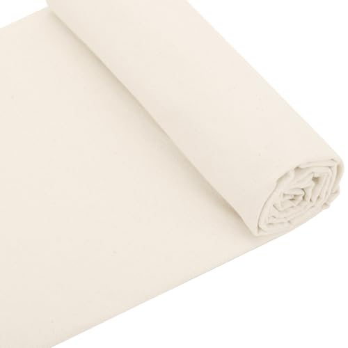 61" X 72"(2 Yard) Natural Cotton Duck Canvas Fabric (7oz) | Fabric for Painting, Sewing, Bags Making, Arts & Crafts - color: 7oz, size: 2 Yard