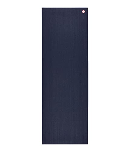 Manduka PROlite Yoga Mat 4.7mm | Lifetime Durability | Hygienic Construction | Teacher Approved - color: Midnight, size: 79" x 24"