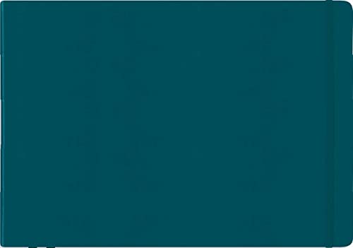 Leuchtturm1917 - Medium Landscape Hardcover Sketchbook (Pacific Green) - 112 Pages of 150g/m² Paper - color: Pacific Green, size: Medium Landscape (A5)