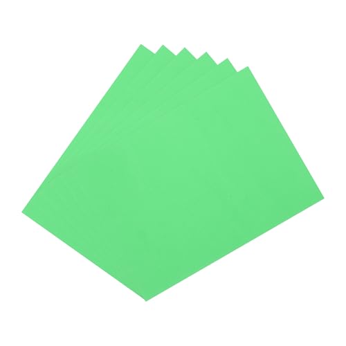 uxcell Green EVA Foam Sheets, 7.9x5.9in 2mm Thick Handicraft Foam Paper for DIY Craft Projects Art Card Party Decoration, 6 Pcs - color: Green