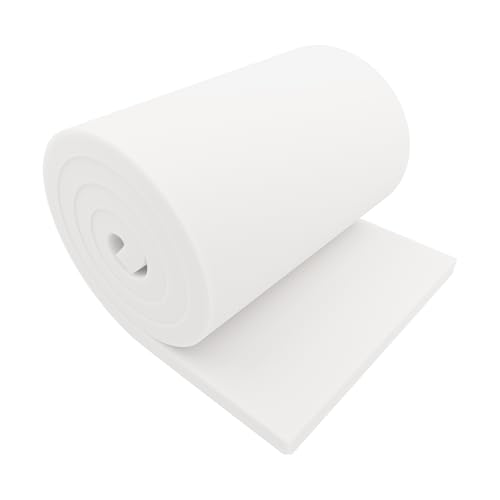 GoTo Foam 1" Height x 24" Width x 72" Length 44ILD (Firm) Upholstery Cushion Made in USA - color: Firm, size: 1x24x72