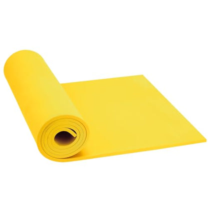 Do²ping Yellow Eva Foam Sheets roll, 6mm eva Craft Foam 49''x13.9'' High Density 86kg/m3 for Halloween Cosplay DIY project - color: Yellow, size: Thickness 6mm