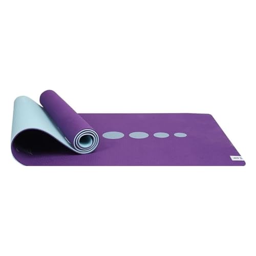 HOME ARCHIVE Premium Yoga Mat 6mm Print Reversible Extra Thick and Large Non Slip Exercise & Fitness Mat for All Types of Yoga Pilates & Floor Workouts (78" x 24" x 6mm Thick) - color: Violet