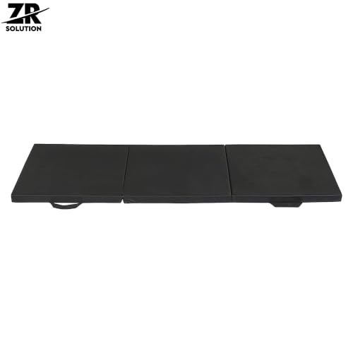 Gymnastics Mat, Extra Thick 2-Inches High Density Foam Tumbling Exercise Mat with Non-Slip Textured Surface and Carrying Strap, Portable Workout Mat for Yoga, Pilates, Stretching and Home Gym