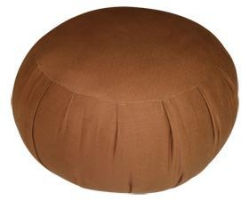 Kapok Zafu Meditation Cushion - color: Cinnamon