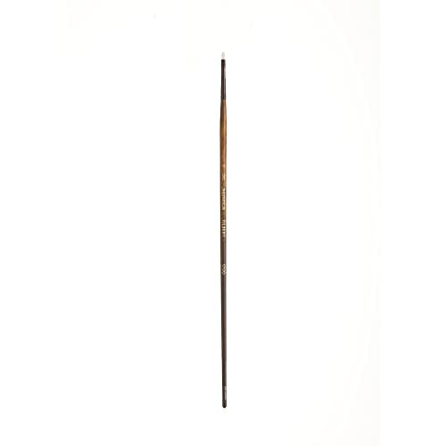 Seneca Series 1700 Filbert Brush Size 00 – Premium Vegan Synthetic Paintbrush for Acrylic, Oil & Water-Mixable Oils - size: 00