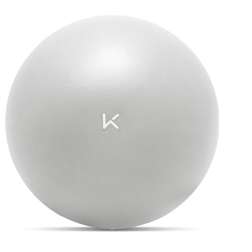 KEEP Exercise Ball Anti-Burst - Thickened Yoga Ball Pilates Ball for Physical Therapy, Fitness Ball for Workout, Core Strength and Physical Therapy - color: oatmeal white, size: 25cm